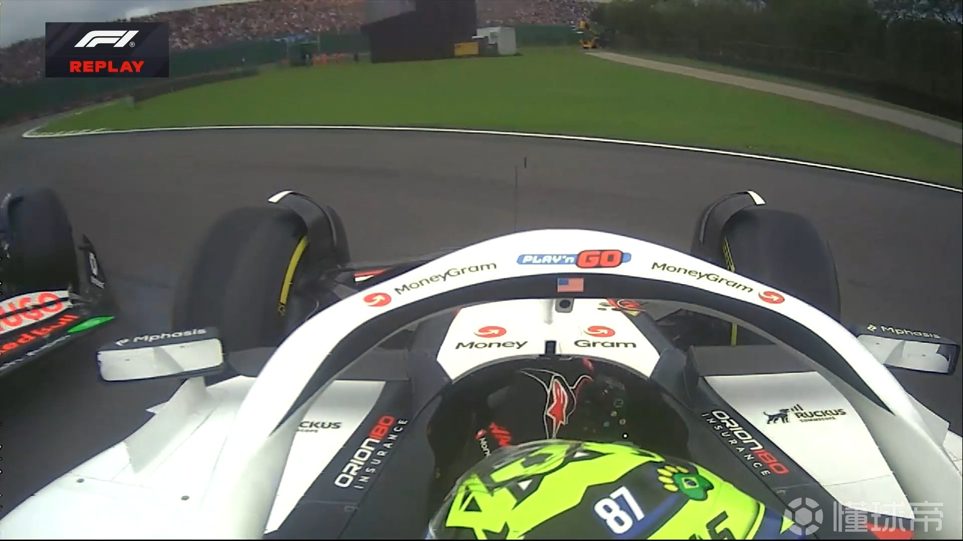 关于梅赛德斯横扫哈斯车队，诺里斯高光表现的信息